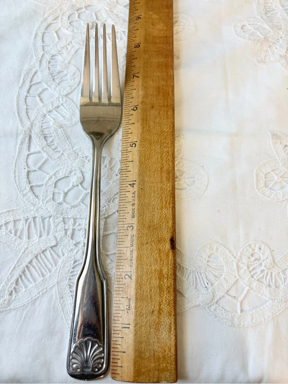Cambridge Shell pattern dinner Fork stainless